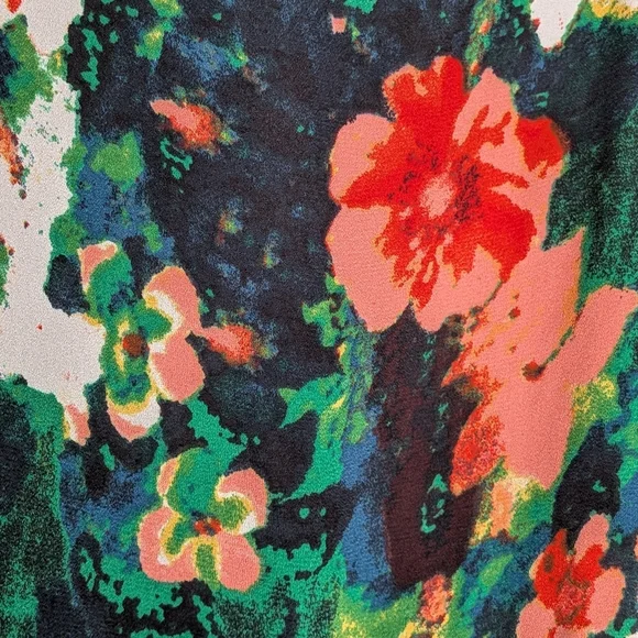 Kimchi Blue Floral Peplum Cami Boho Cottagecore Western Spaghetti Strap Tank Top - Picture 9 of 12